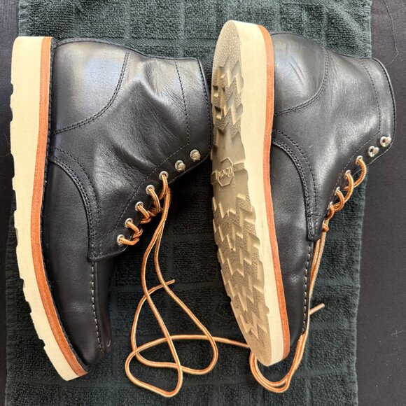 Thursday Boots Diplomats Moc Toe Black Matte Mens 8.5 - Picture 2 of 7